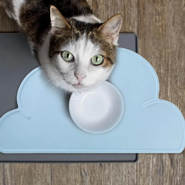Cloud Silicone Dog Cat Feeding Mat