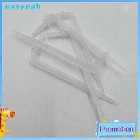 EASYEAH 50pcs 1/4 ที่ดริปโค้ง โปร่งใสโปร่งใส สายยาง4/7มม. หยดอีซีแอล การประหยัดน้ำ เข็มที ขั้วต่อท่อน้ำ สวนในสวน