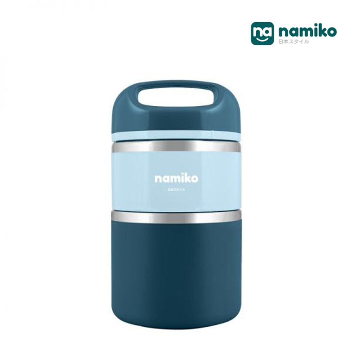 harajuku-setb-namiko-กระติกเก็บอุณภูมิและกล่องอาหารพร้อมถ้วยซุปสเตนเลส-food-grade