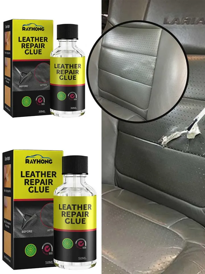 30/50ml Car Leather Repair Glue Auto Seat Maintenance Leather Care Liquid  Rubber Leather Gel Sofa Car Leather Adhesive Glue 30/