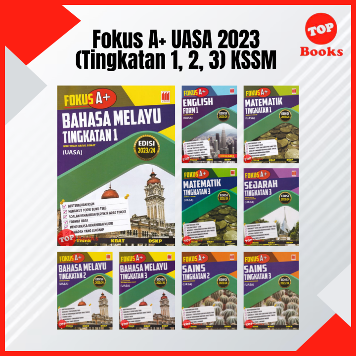 [TOPBOOKS Vision] Buku Latihan : Fokus A+ UASA 2023 (Tingkatan 1, 2, 3 ...