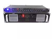 Kingwa Professional poweramplifier เพาเวอร์แอมป์ 450+450W RMS เครื่องขยายเสียง