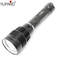 โคมไฟ XHP70.2 LED แรงสูงโคมไฟดำน้ำไฟฉายใต้น้ำไฟฉายส่องสำหรับดำน้ำ YUPARD ที่แตกต่างจากแบตเตอรี่26650