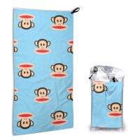 Paul Frank 40*80CM แห้งเร็วผ้าเช็ดตัวแฟชั่นพิมพ์ผ้าขนหนูหน้า Unisex Superfine ไฟเบอร์ผ้าขนหนู