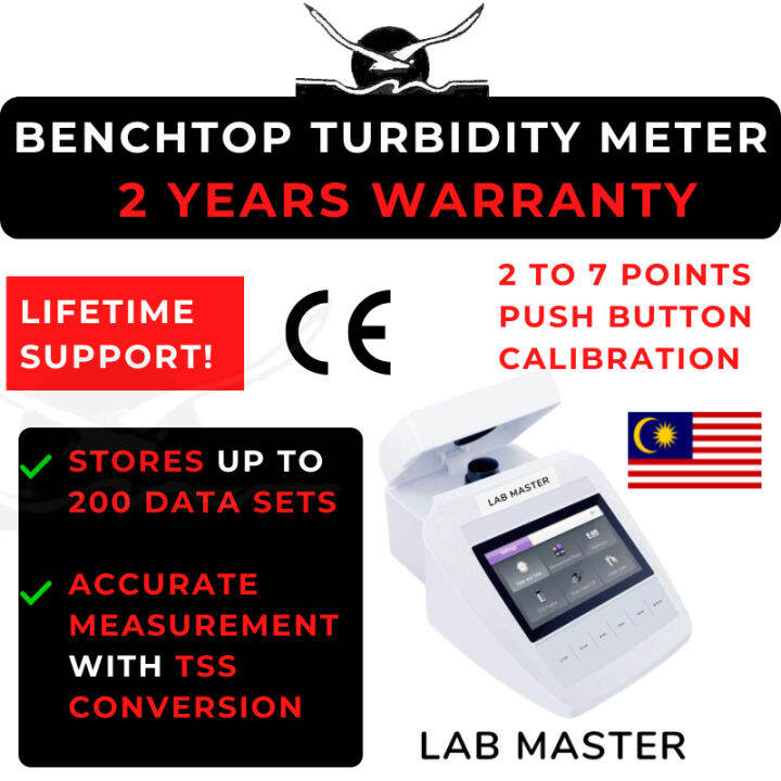 LAB MASTER/MALAYSIA Benchtop Turbidity Meter with FREE Calibration