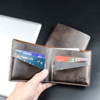 Color Large Capacity Bank Card Business Card Case Short Mens Wallet ID Credit Card Holder Ticket Holder Coin Purse