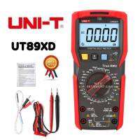 UNI-T UT89XD มิเตอร์วัดไฟ เครื่องมัลติมิเตอร์ดิจิตอล ความแม่นยำสูง 6000 Counts หน้าจอ LCD True RMS มิเตอร์ทดสอบ, AC / DC โวลต์