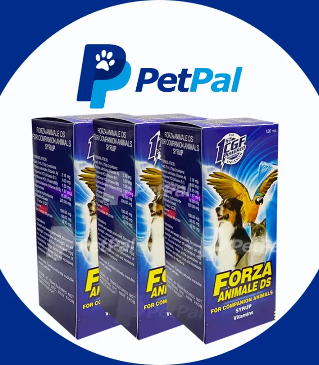 3 bottles of Blue Forza Animale DS Growth Enhancer Syrup 120ml CGF