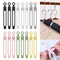 6PCS Silicone Cable Straps Wire Organizer for Earphone Phone Charger Mouse Reusable Fastening Cable Ties Cord Organizer Winder Cable Management