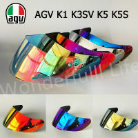 Visor เลนส์ Fit สำหรับ AGV K1 K3SV K5 K5S ทั้งหมดที่มีโลโก้ AGV รถจักรยานยนต์หมวกกันน็อคแบบเต็ม Gen1