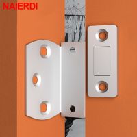 NAIERDI 1/2/4/8 Pack Magnetic Cabinet Catches Ultra Thin Cabinet Door Magnets Catch Strong Powerful for Cupboard Magnetic Latch Door Hardware Locks