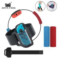 DATA FROG Adjustable Leg Strap Elastic Band For Nintendo Switch Joycon Ring Fit Adventure Game Ring Feet Accessories 2022 Controllers