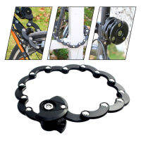 ล็อคจักรยานจักรยานพับได้ล็อค3ปุ่มฮัมบูร์ก-Lock Alloy Anti-Theft Security Strong ขาตั้งโทรศัพท์จักรยานวงเล็บโซ่จักรยานล็อค