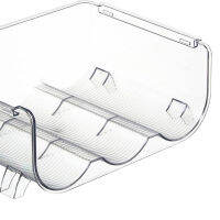 ที่เก็บขวดน้ำที่วางซ้อนกันได้ขวดน้ำใส ออแกไนเซอร์ ความจุขนาดใหญ่สำหรับขวดน้ำสำหรับห้องครัว