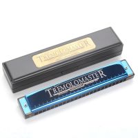 Professional Beginners 24 Holes Harmonica C Key Metal Harmonica Woodwind Instrument for Beginners With box musical instruments