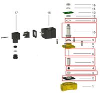 ;[-[; Valve Parts For PW-25 FKM Seal