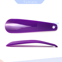 Tumato เครื่องยกรองเท้ารูปร่างช้อนที่ช้อนรองเท้าเขาสัตว์รองเท้าพลาสติก,1ชิ้น16Cm ที่ช้อนรองเท้า S