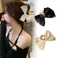 New Fashion Bow Hair claws fabric ribbon Hair shark clip Girls Hairgrips Ponytail Clips For Women Hairpins Hair Accessories