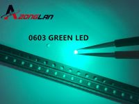 100pcs SMD 0603 LED Diode Light-emitting-diodes Emerald Green Esmeralda Verde 0603 SMD LED Diodo Bright Chips Diodi Pack 525nm Electrical Circuitry Pa