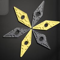 GULING 10PCS CNC Diamond shaped tungsten steel cutter DCMT11T304 / 08 alloy cutter head for turning external and internal holes