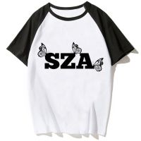 เสื้อยืด Sza สำหรับผู้หญิงเสื้อผ้ามังงะ Y2k ตลกๆสำหรับฤดูร้อน