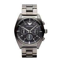 นาฬิกาผุ้หญิง EMPORIO ARMANI CLASSIC GUNMETAL GREY STAINLESS STEEL WATCH AR0376