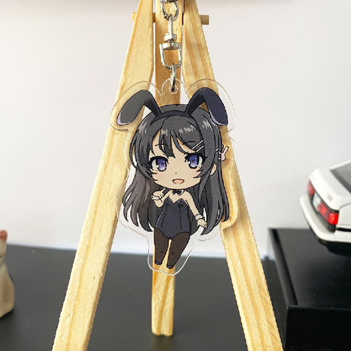 fashion-sakurajima-mai-key-chain-japan-anime-rascal-does-not-dream-of-bunny-girl-acrylic-keychain-bag-charm-decoration-trinkets