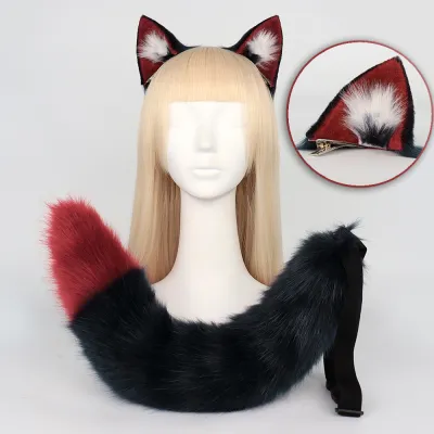 Hair Accessories For Cosplay Animal-themed Hair Clips Simulation Animal Ears Halloween Dressing Up Cosplay Hair Clips
