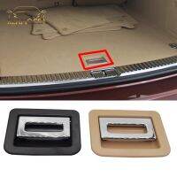 Reamocea Car Spare Tire Cover Trunk Carpet Electroplated Handle Car Accessories For Porsche Cayenne 2011-2017 Beige/Black