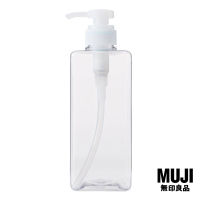 มูจิ ขวดรีฟิลแบบกด - MUJI PET Refill Bottle / Clear 600ml