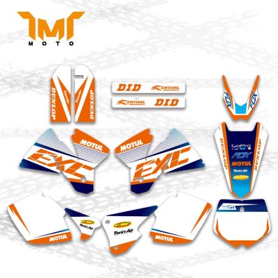 TMT NEW TEAM GRAPHICS WITH MATCHING BACKGROUNDS For KTM SX 125 250 380 1998-2000 MXC 200 250 300 380 1998-2002 SX 400 520 2000