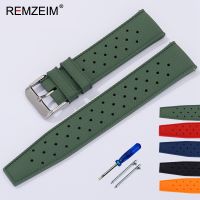 Silicone Sport Breathable Watchband 18mm 20mm 22mm Accessories Release Straps