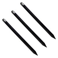 3X Capacitive Pencil Pen Stylus Press Screen Stick for iPhone iPad Tablet Phone PC - Black