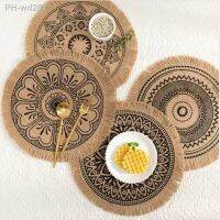 【CC】 Bowl Coasters Round Table Insulated Placemat Decoration Dining