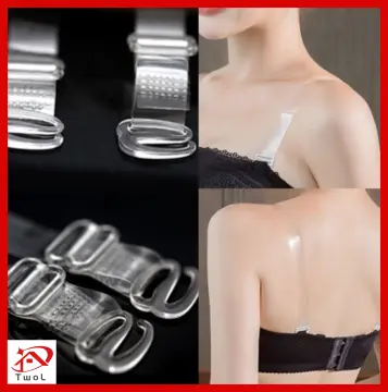 Invisible Metal Transparent Bra Straps Elastic Silicone Adjustable Shoulder  Bra Strap Pair for Bras for Girls Anti-Slip Traceless Women for off-Neck  Underwear Accessories
