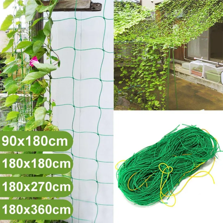 Surprise Discount+Ready Stock】4 Sizes Garden Green Nylon Trellises Nets