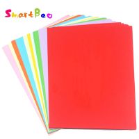 100 Pieces A4 Color Paper Handmade Origami Embossed Scrapbook Multicolor Thin 70g Office Printing and Copying Colored Paper