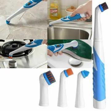 Sonic Scrubber, Cleaning Tool With 4 Brushes, Multifunctional Electric Cleaning  Brush, Cleaning Tools, Cleaning Supplies