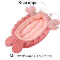 Pet Bed Cat Bed Lobster shape Cat Nest Mat for Small Dog Cats Sleeping Warm Soft and Comfortable Bed Kitten Nest Pets Fossa Mat