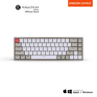 Keychron K6 Non Backlight Wireless Mechanical Keyboard ENG คีย์บอร์ดไร้สายภาษาอังกฤษขนาด 65%