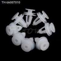 ❀✇  New 20Pcs White Plastic Rivets Retainer Push Clips 9mm Hole for Car Bumper Fender