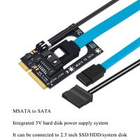 MSATA to Adapter Card MSATA to 7PIN Hard Disk SSD Extension Card SATA3.0 Dropshipping