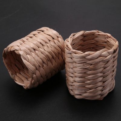 Napkin Rings,Water Hyacinth Napkin Holder Rings - Rustic Napkin Rings for Birthday Party, Dinner Table Decoration
