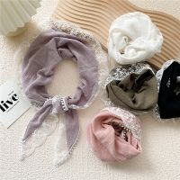 【CC】☈❖♠  Fashion Scarf Cotton And Hairscarf Multicolor Headscarf Bandanas Shawl Female Turban Neck Wrap