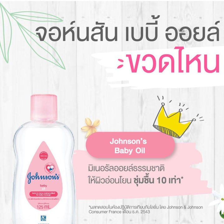 johnsons-จอห์นสัน-เบบี้ออยล์-baby-oil