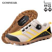 Gomnear High Quality Mens MTB Shoes Cycling Shoes Wearable Hiking Shoes Ourdoor Gravel Road Bicycle Sneakers for Men Size39-47