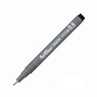 ?สินค้าขายดี!! ปากกาเขียนแบบ Artline 0.8 มม. สีดำ 4 ด้าม/ชุด ?พร้อมส่ง!✅