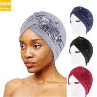 【CC】✓☼  New Decoration Turban Color Fashion Hair Wear Wrap Ladies Headwear Cancer Hats Cap Bandana