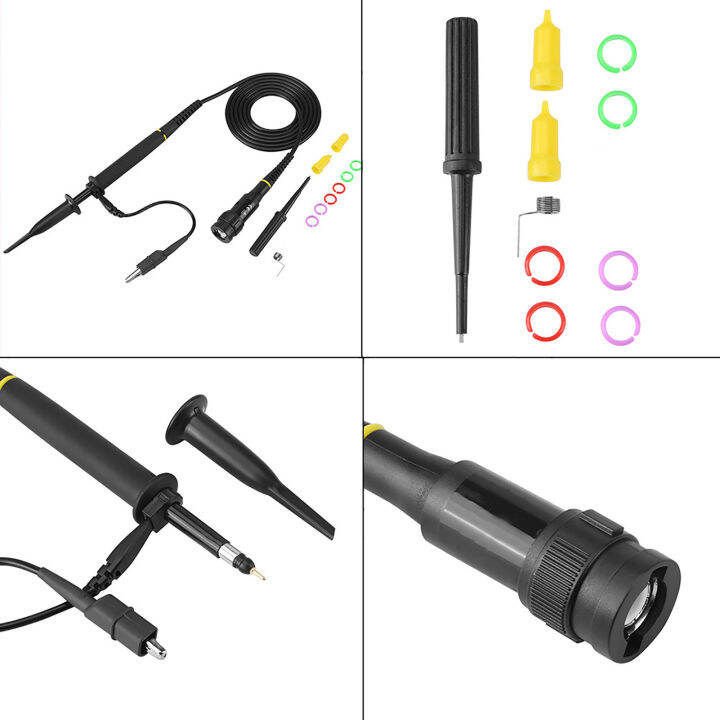 oscilloscope-clip-probe-1-ชิ้น-p4100-100x-แรงดันไฟฟ้าสูง-2kv-100mhz-มัลติมิเตอร์ทดสอบแบนด์วิดท์