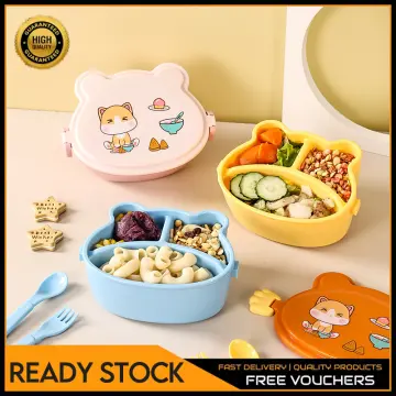 WORTHBUY Cute Japanese Lunch Box for Kids Portable Outdoor